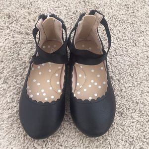 Girls Cat & Jack Black Dress Shoes